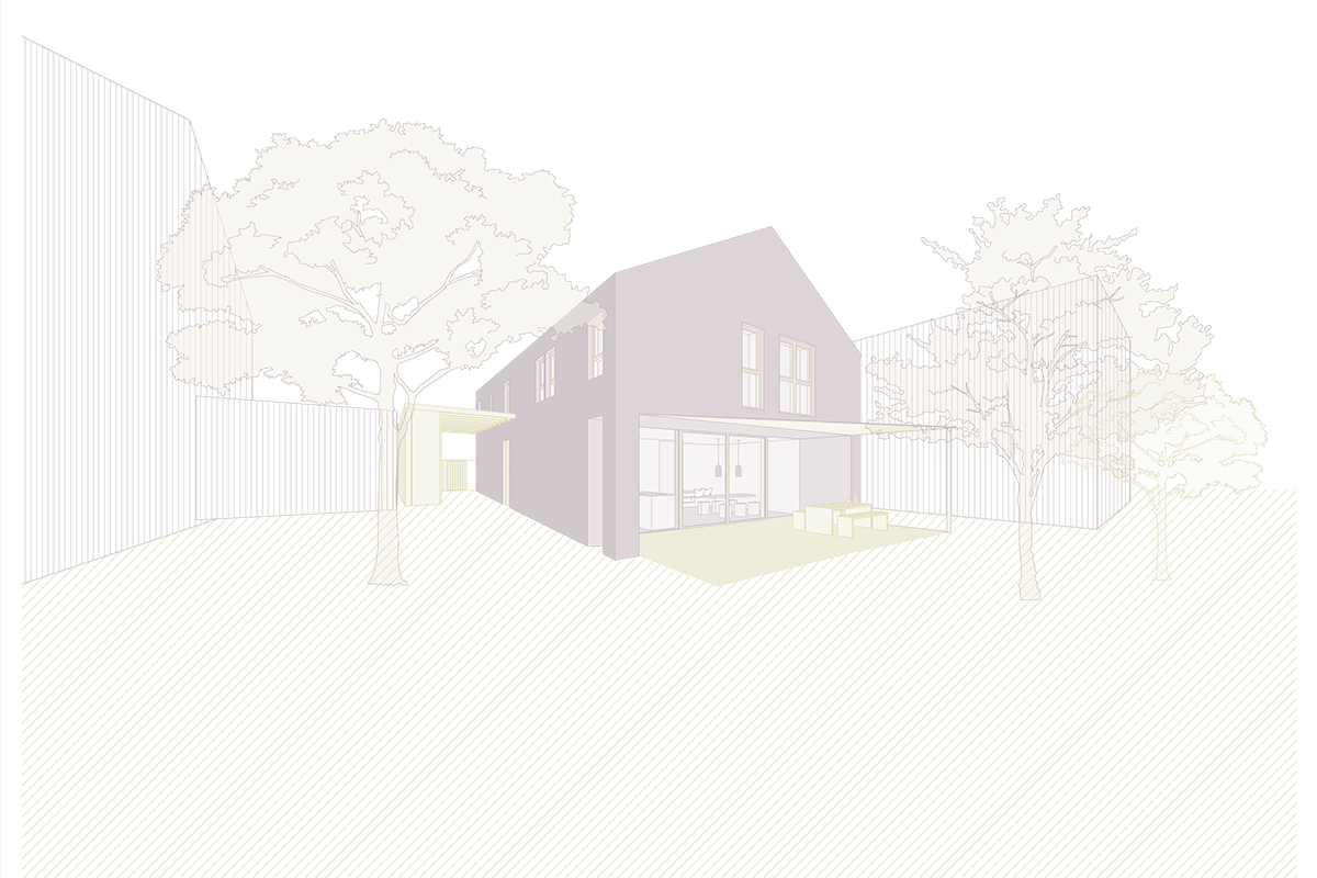 Illustration Premgasse Haus